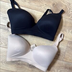 Soma Black and Cream T-Shirt Bras with Molded Cups